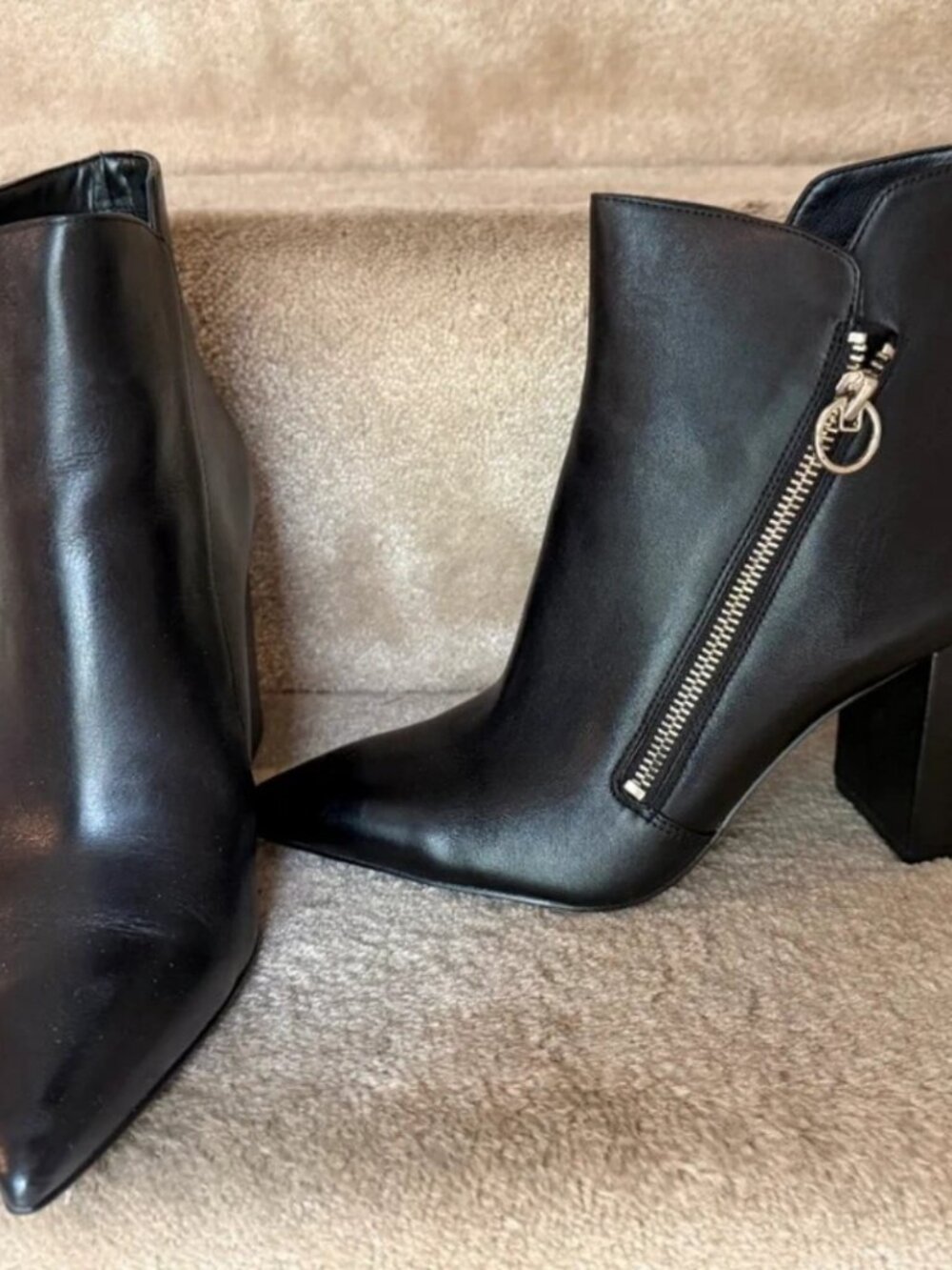 Nine West Booties, 8.5M, Black